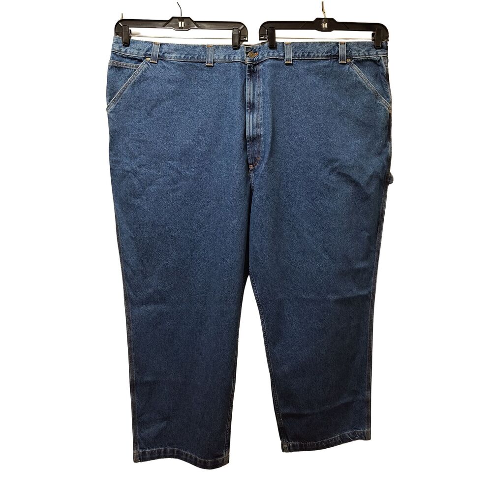 Vintage Repp Carpenter Jeans 60x30 Blue Heavyweight Workwear Utility NWOT - RARE